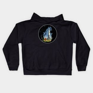 Jungle Planet Fall - Retro Kids Hoodie